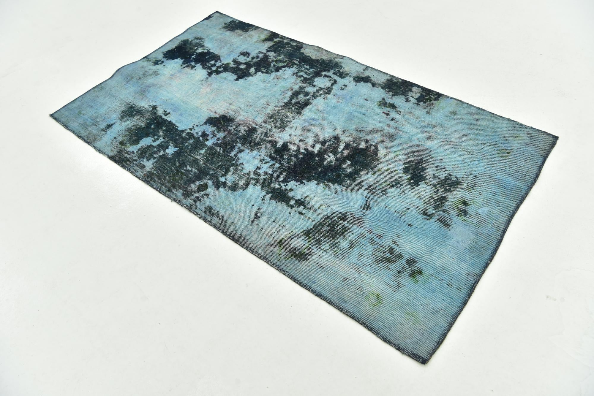 3' 8 x 6' 4 Hand Knotted Ultra Vintage Persian Wool Rug