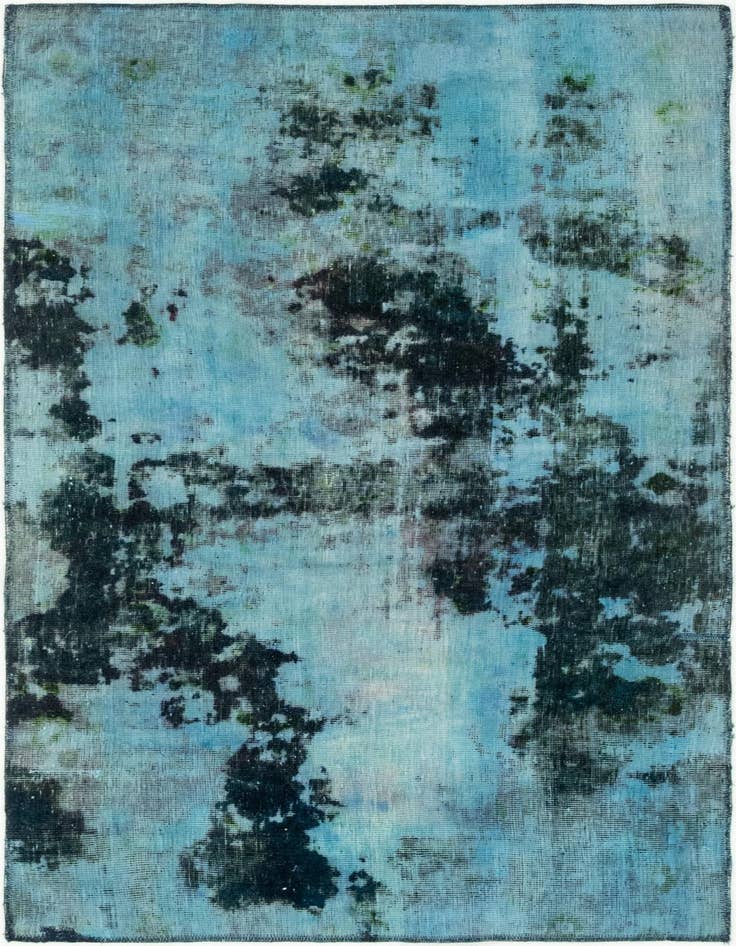 Detail image of 3' 8 x 6' 4 Hand Knotted Ultra Vintage Persian Wool Rug