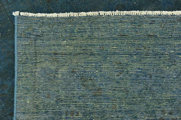 9' x 12' 7 Hand Knotted Ultra Vintage Persian Wool Rug