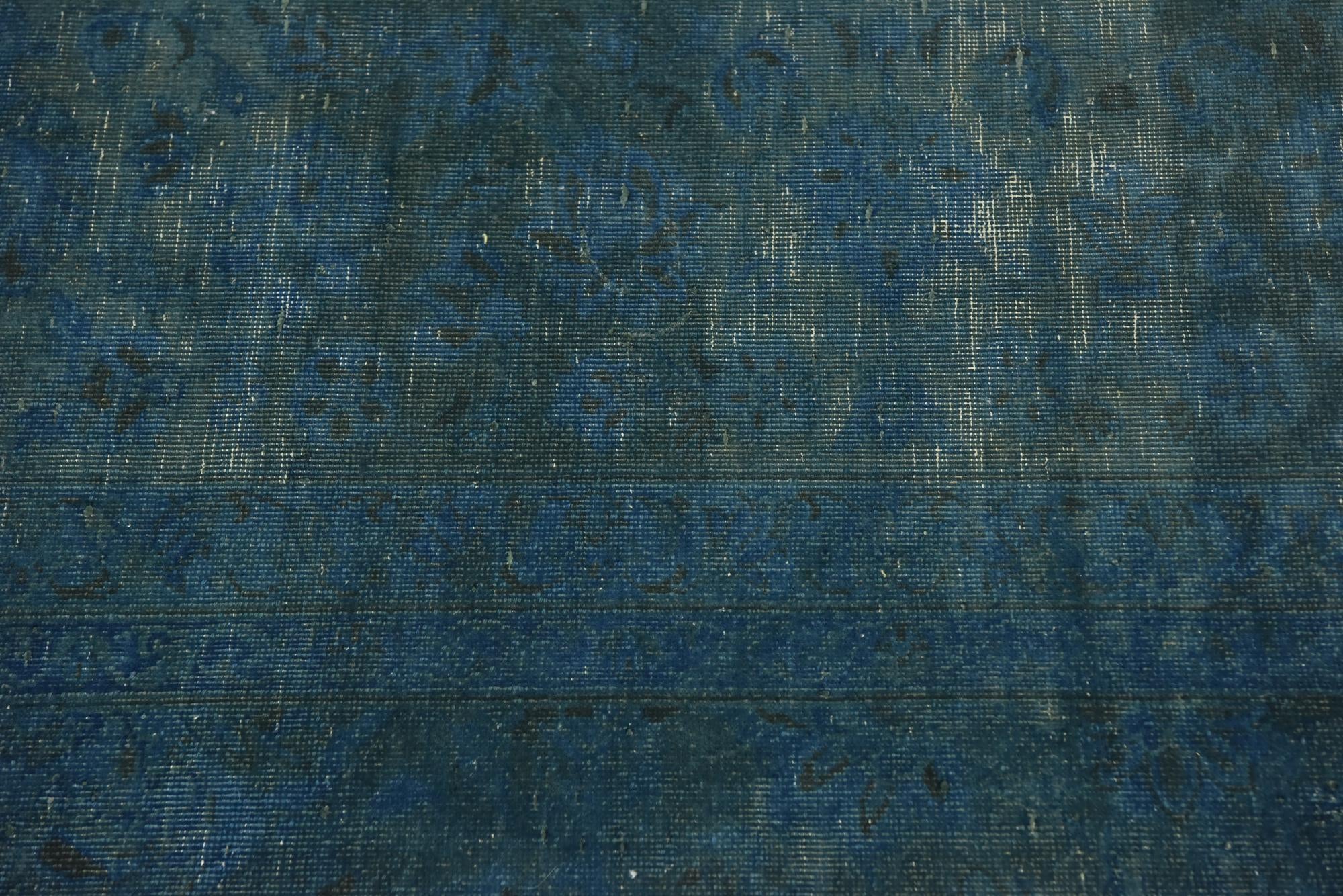 9' x 12' 7 Hand Knotted Ultra Vintage Persian Wool Rug