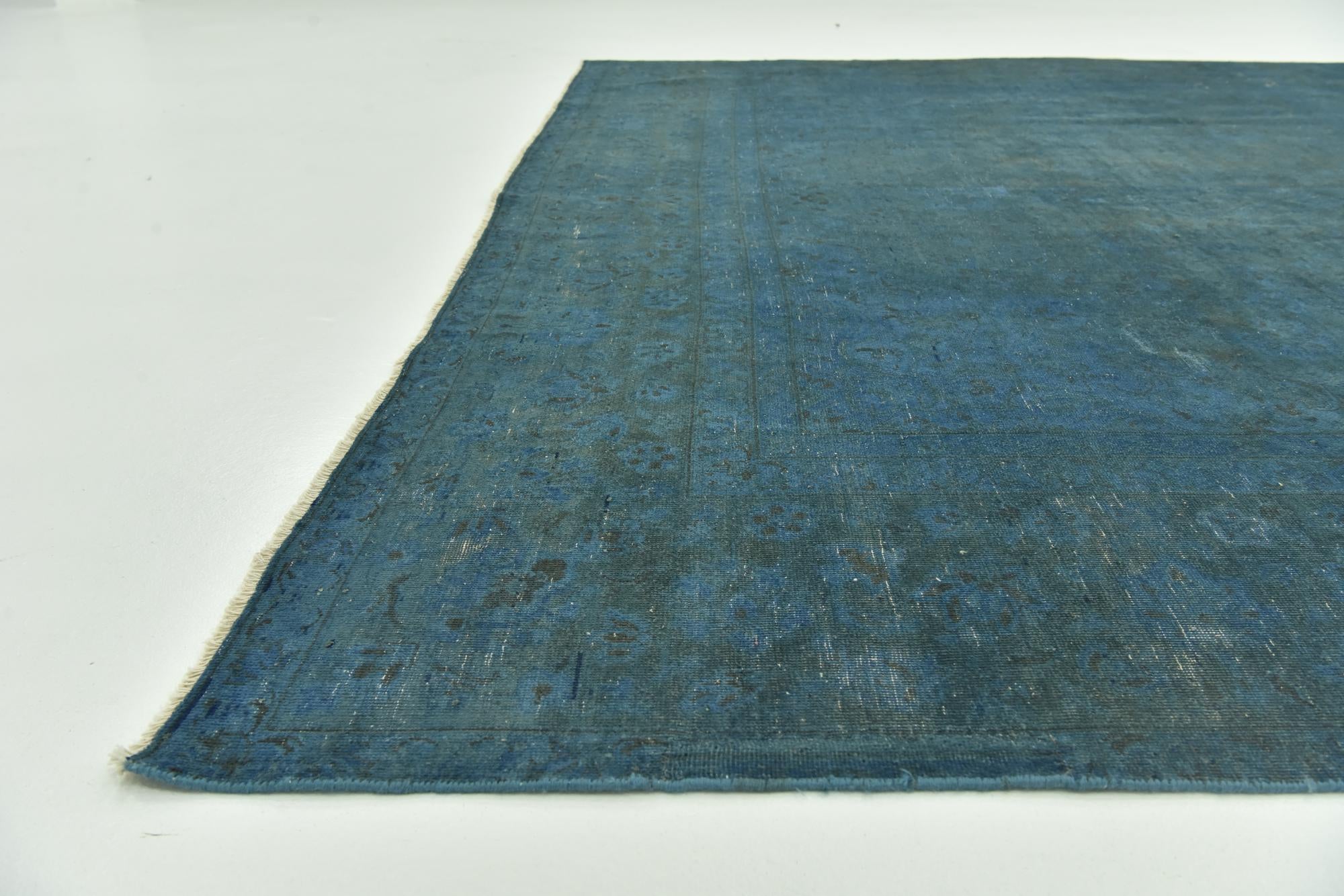 9' x 12' 7 Hand Knotted Ultra Vintage Persian Wool Rug