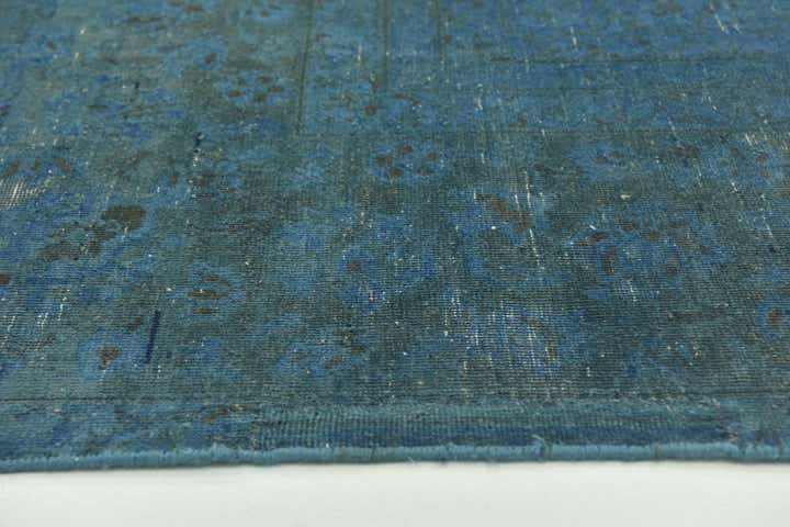 9' x 12' 7 Hand Knotted Ultra Vintage Persian Wool Rug