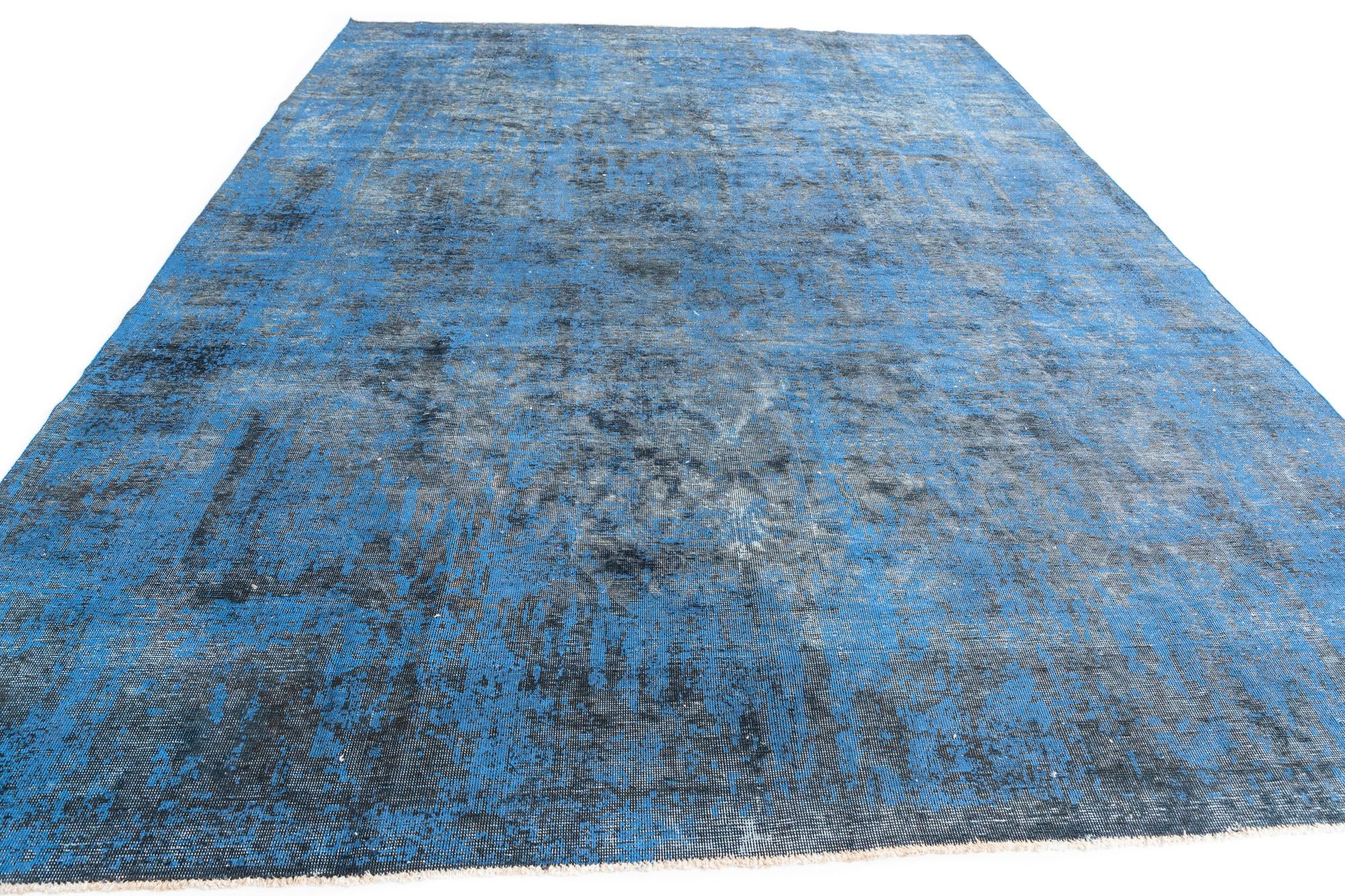 9' 3 x 12' 6 Hand Knotted Ultra Vintage Persian Wool Rug