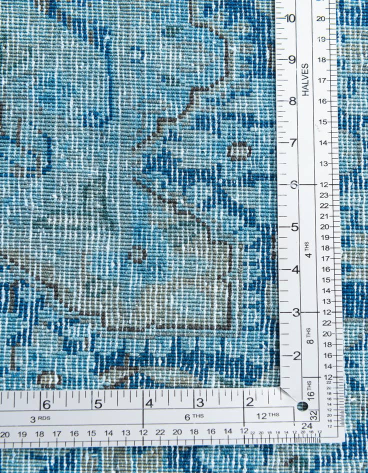 Detail image of 10' x 13' 1  Hand Knotted Ultra Vintage Persian Wool Rug