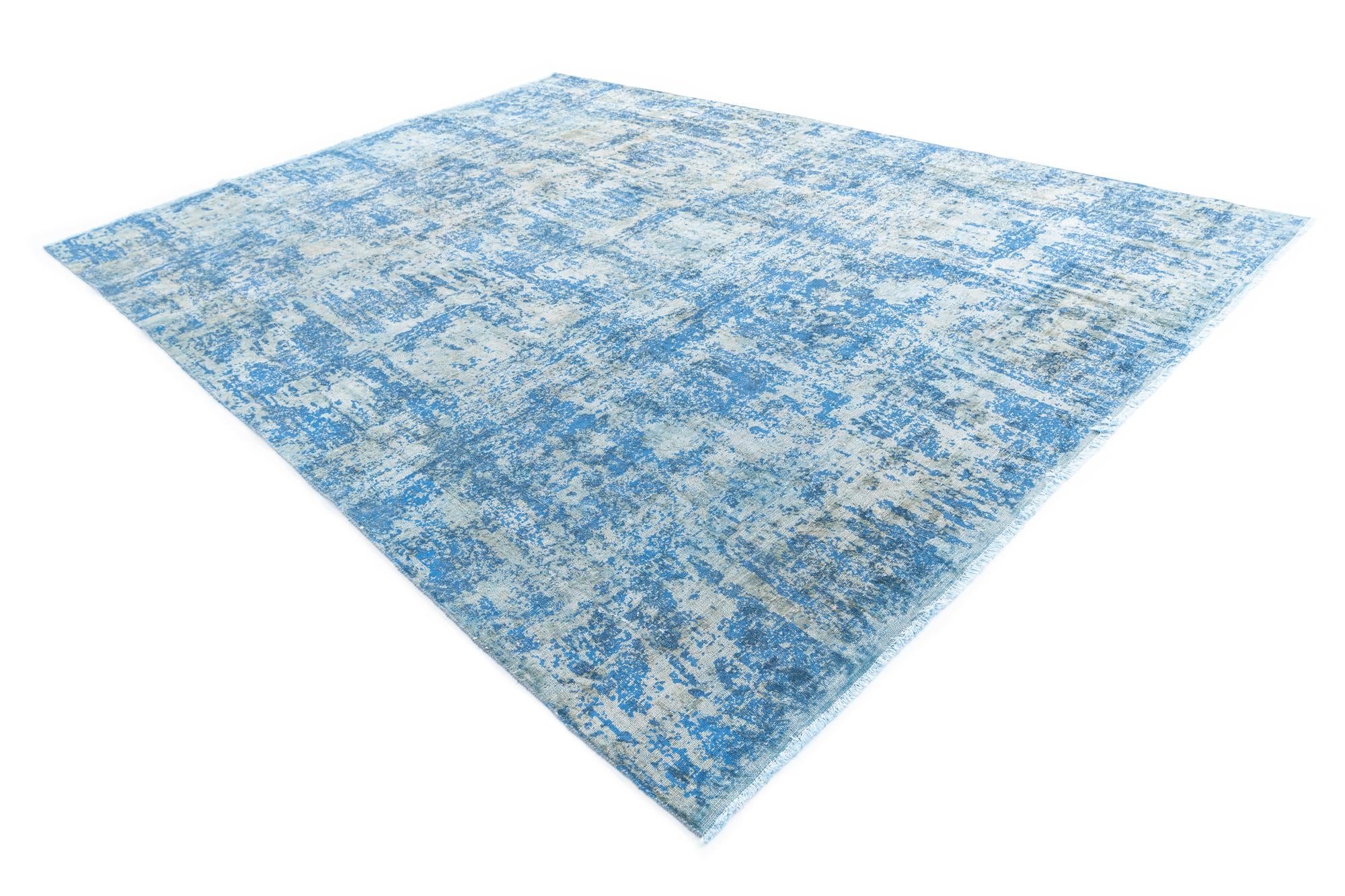 8' 7 x 12' Hand Knotted Ultra Vintage Persian Wool Rug