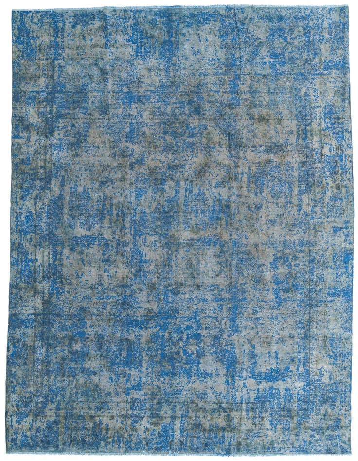 Detail image of 8' 7 x 12' Hand Knotted Ultra Vintage Persian Wool Rug