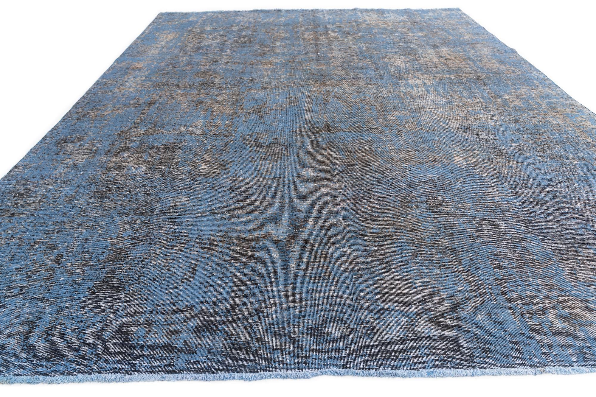 9' 4 x 12' 3 Hand Knotted Ultra Vintage Persian Wool Rug