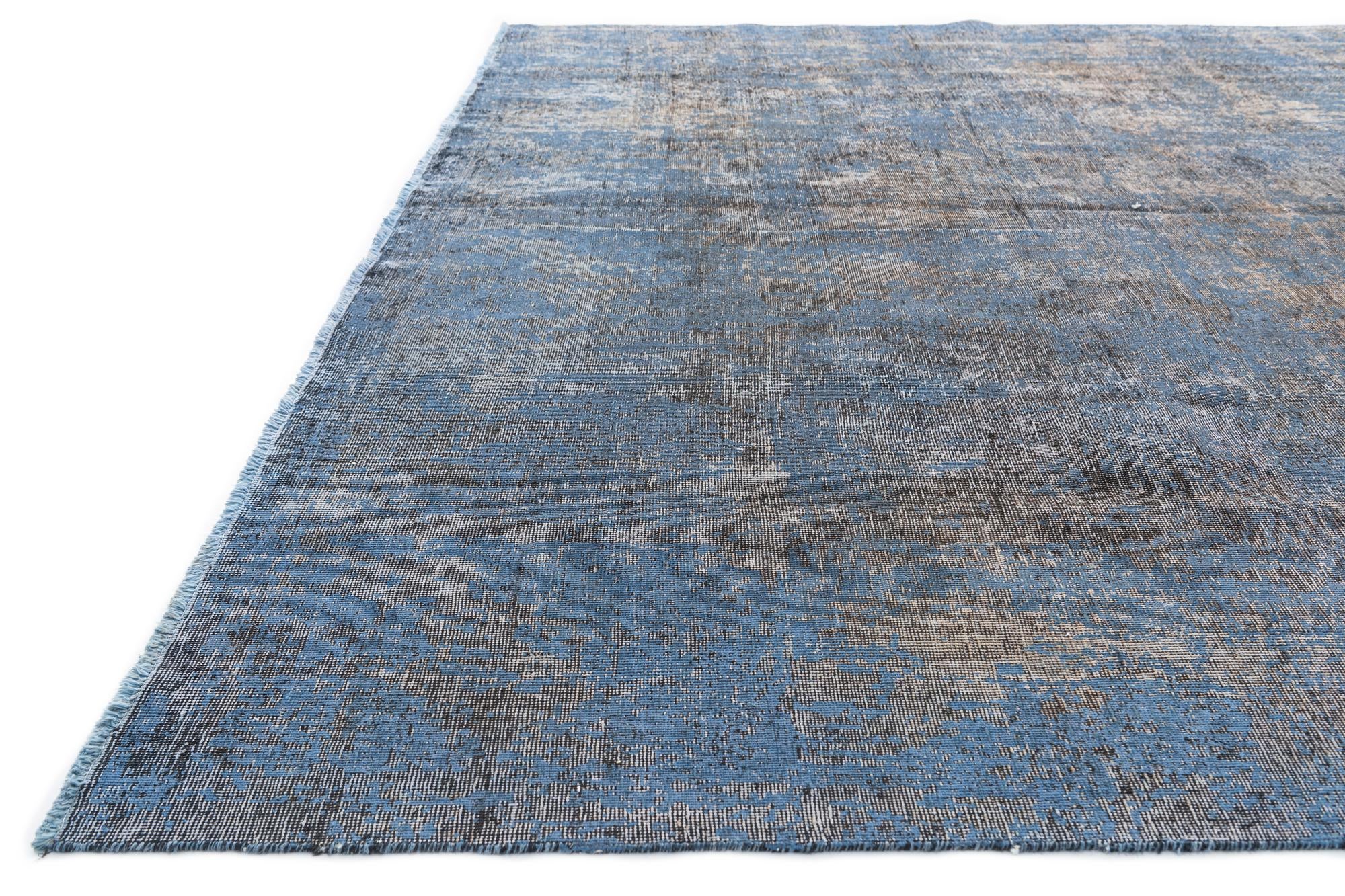 9' 4 x 12' 3 Hand Knotted Ultra Vintage Persian Wool Rug