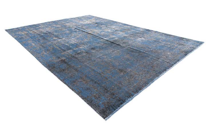 8' 10 x 12' Hand Knotted Ultra Vintage Persian Wool Rug