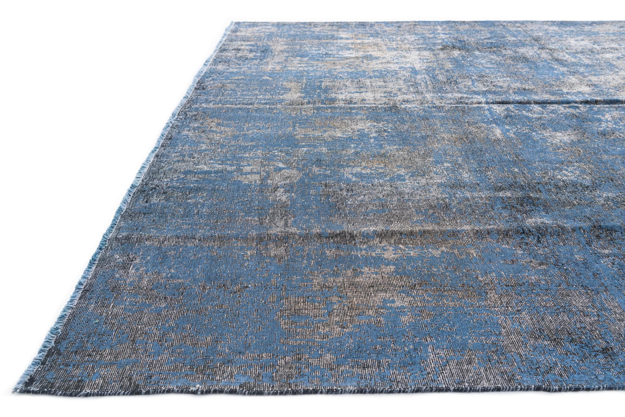 8' 10 x 12' Hand Knotted Ultra Vintage Persian Wool Rug