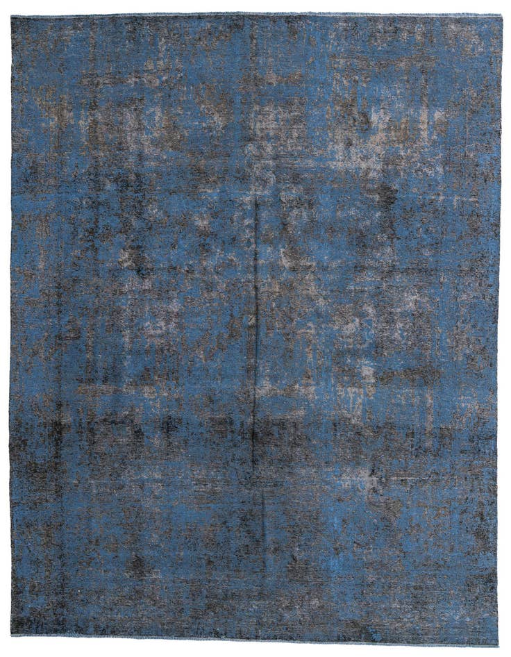 Detail image of 8' 10 x 12' Hand Knotted Ultra Vintage Persian Wool Rug