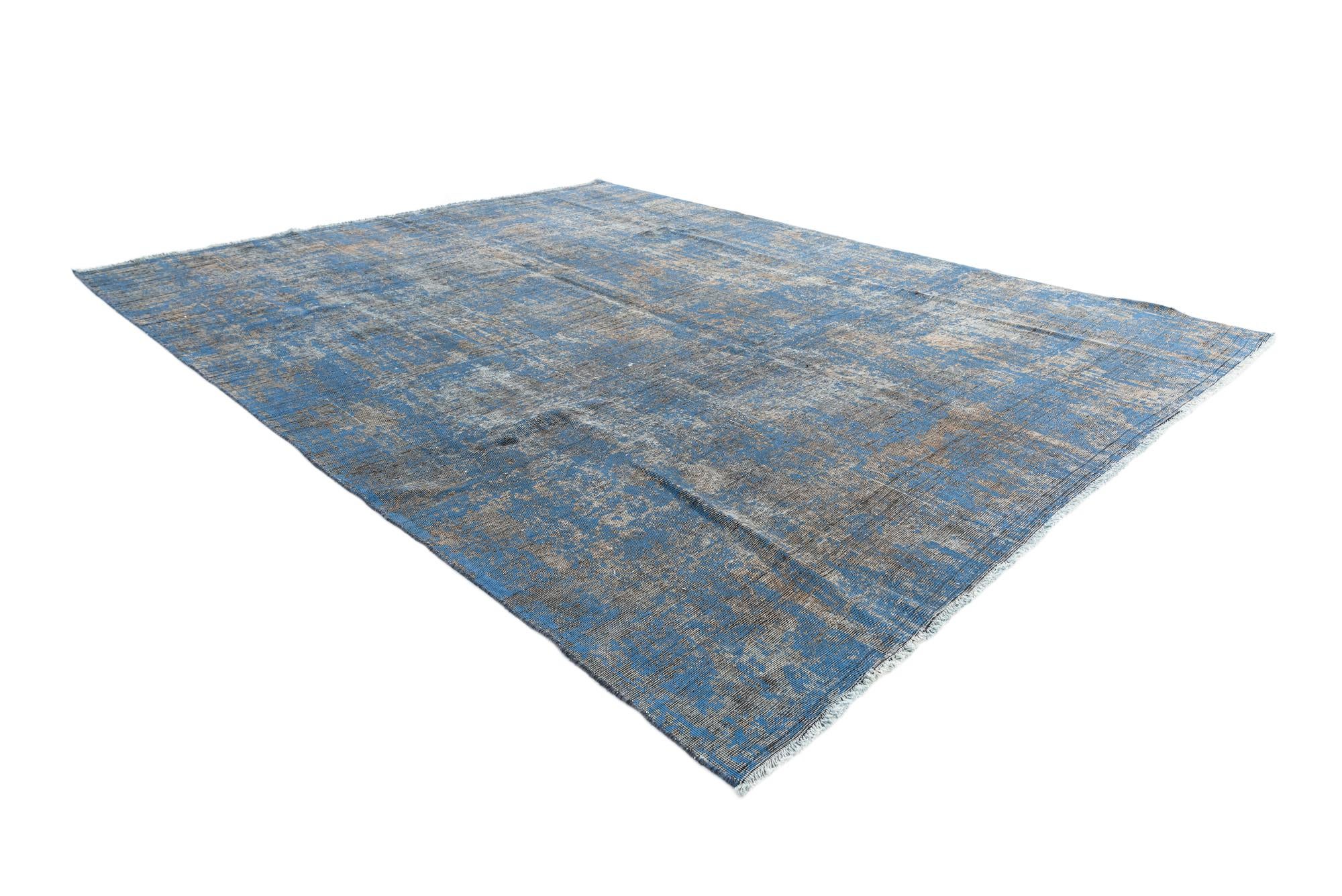 9' x 11' 6 Hand Knotted Ultra Vintage Persian Wool Rug