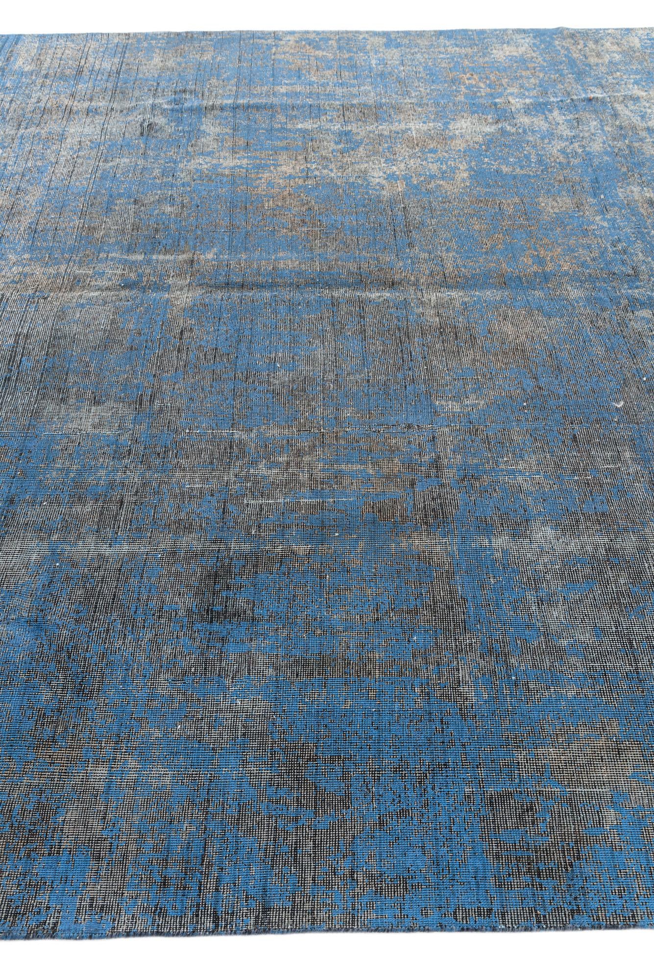 9' x 11' 6 Hand Knotted Ultra Vintage Persian Wool Rug