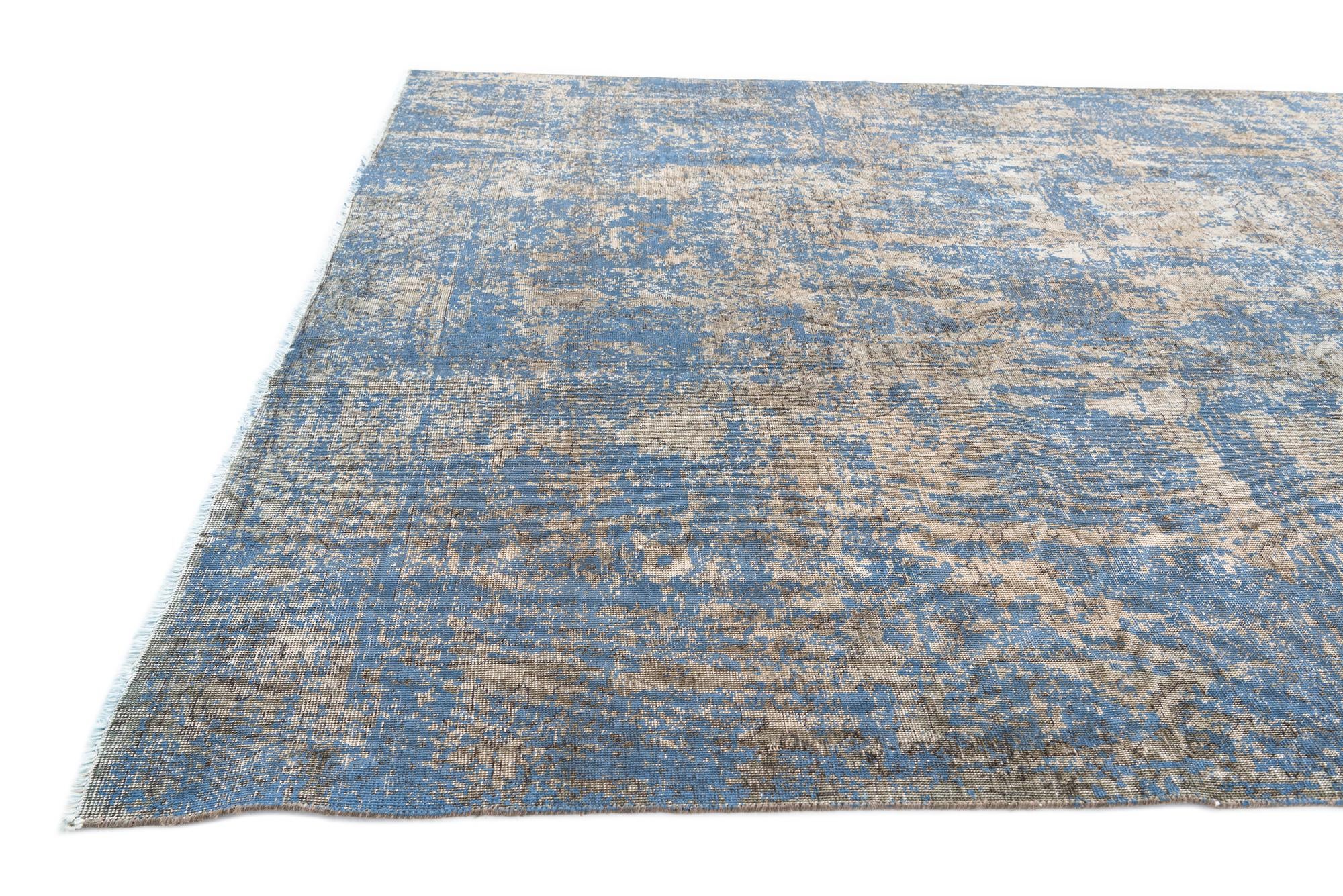 7' 5 x 10' Hand Knotted Ultra Vintage Persian Wool Rug