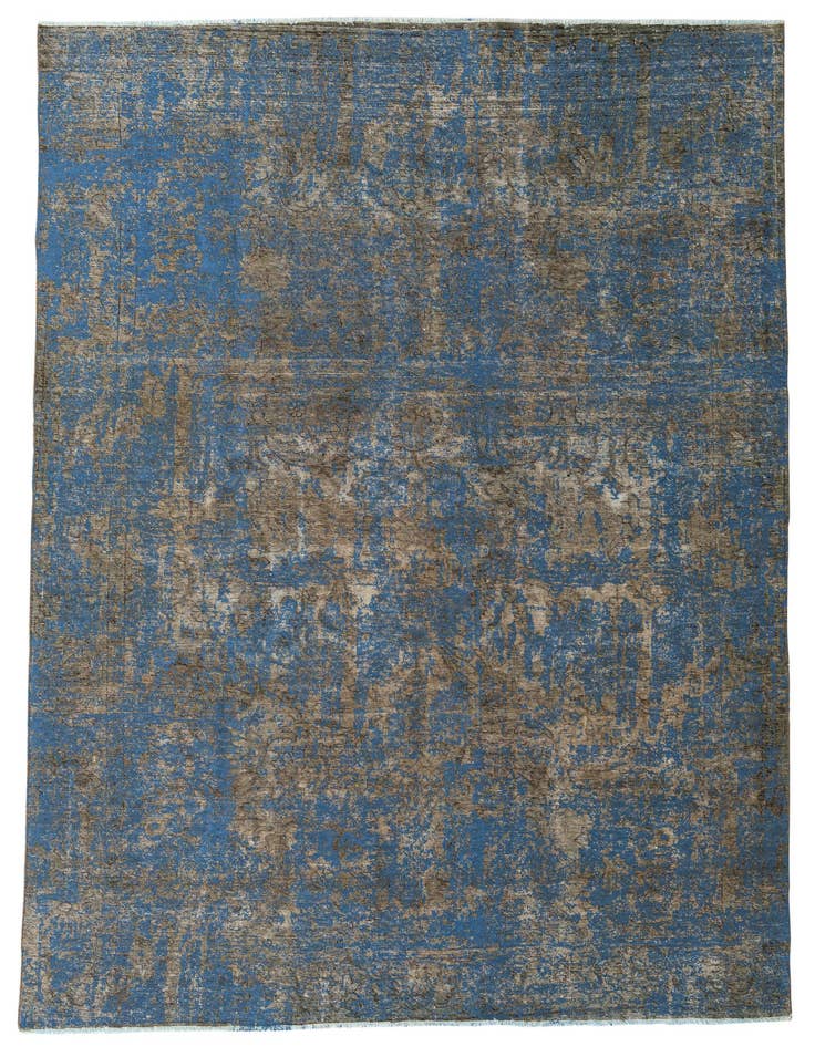 Detail image of 7' 5 x 10' Hand Knotted Ultra Vintage Persian Wool Rug
