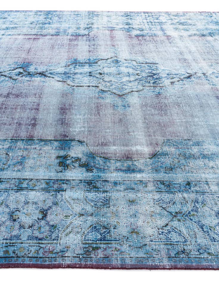 Detail image of 9' 8 x 12' 4  Hand Knotted Ultra Vintage Persian Wool Rug