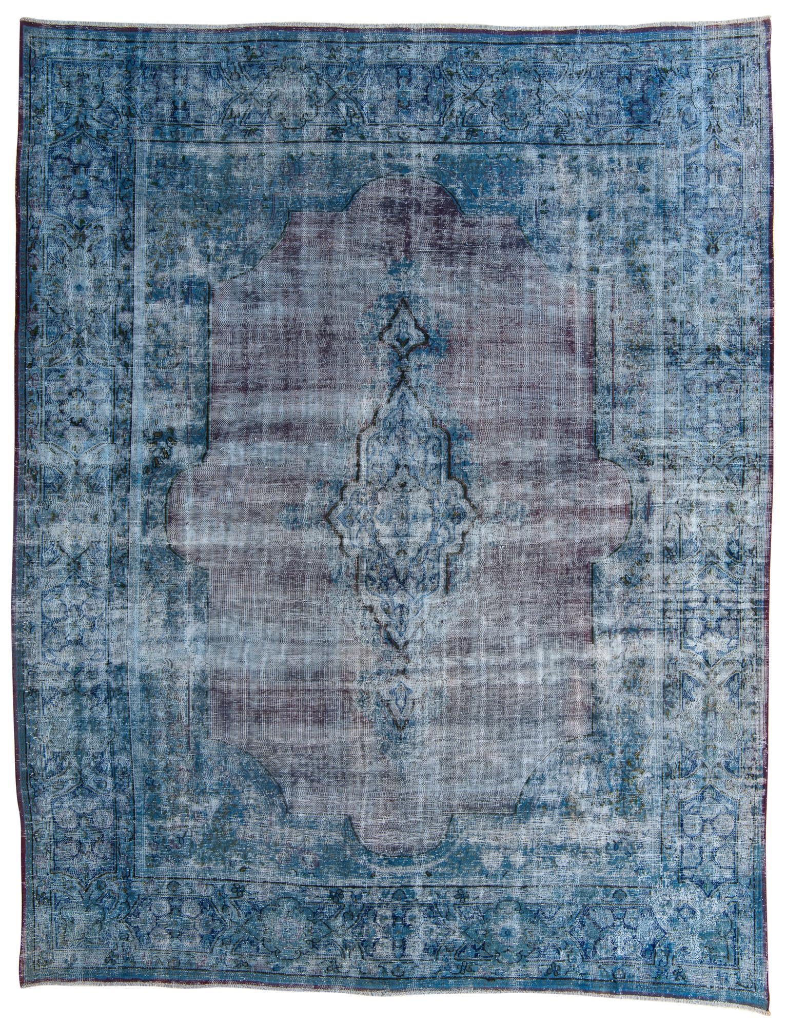 9' 8 x 12' 4 Hand Knotted Ultra Vintage Persian Wool Rug
