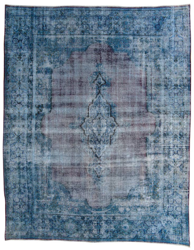 Detail image of 9' 8 x 12' 4 Hand Knotted Ultra Vintage Persian Wool Rug