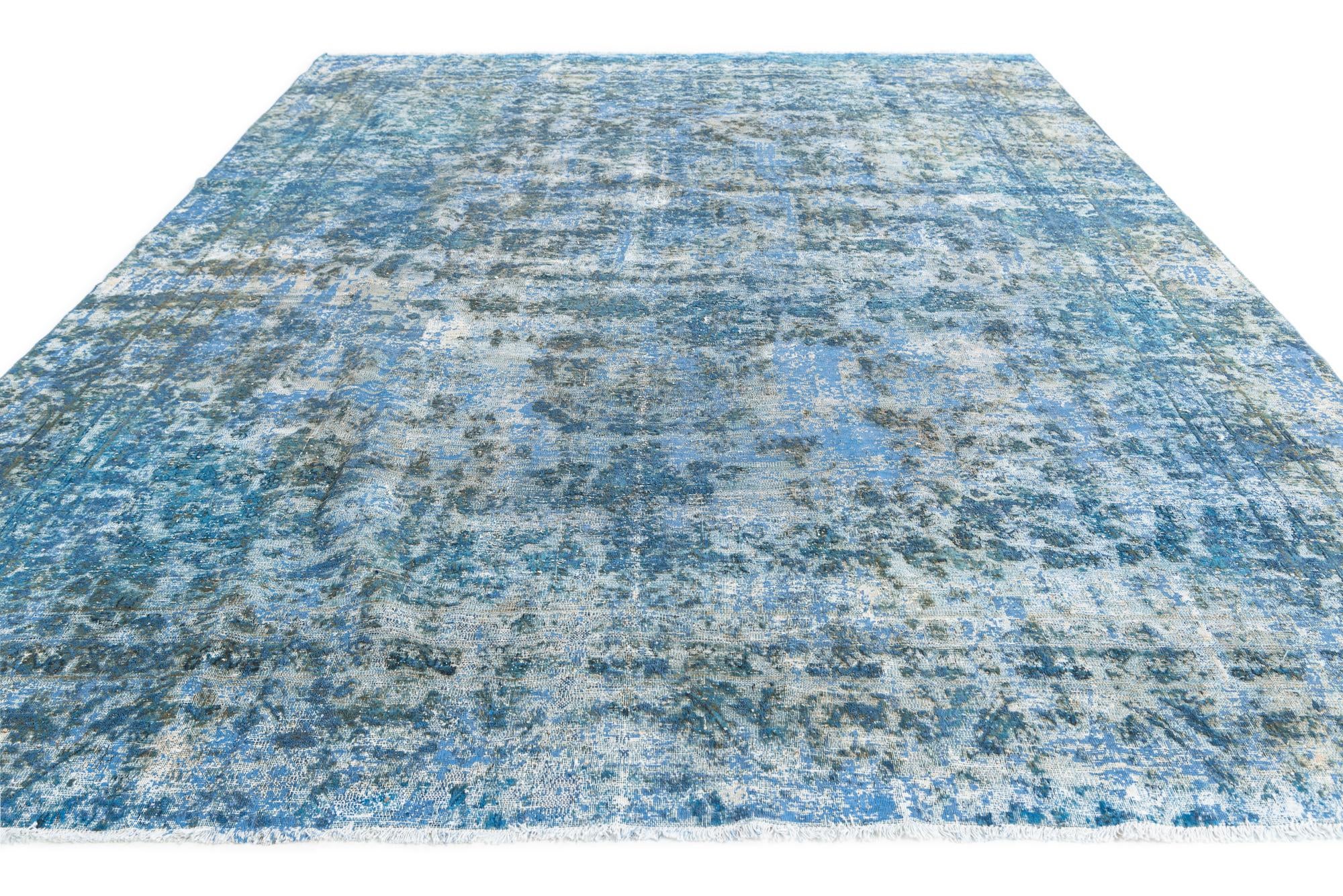 8' 2 x 10' 7 Hand Knotted Ultra Vintage Persian Wool Rug