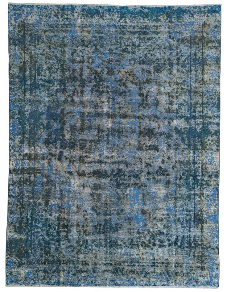 Detail image of 8' 2 x 10' 7 Hand Knotted Ultra Vintage Persian Wool Rug