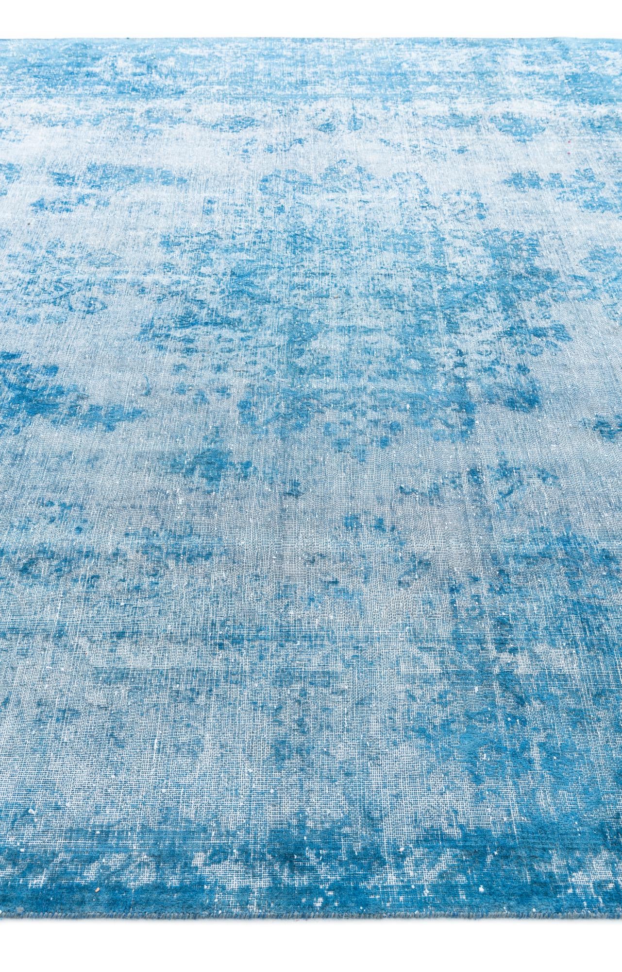 9' 3 x 12' 1 Hand Knotted Ultra Vintage Persian Wool Rug