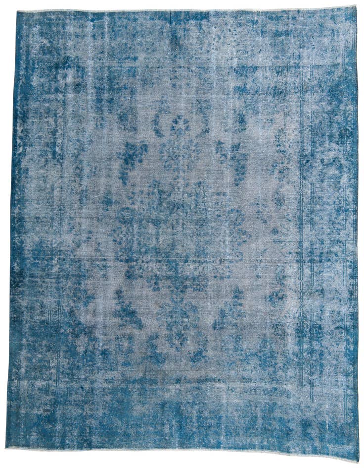 Detail image of 9' 3 x 12' 1 Hand Knotted Ultra Vintage Persian Wool Rug