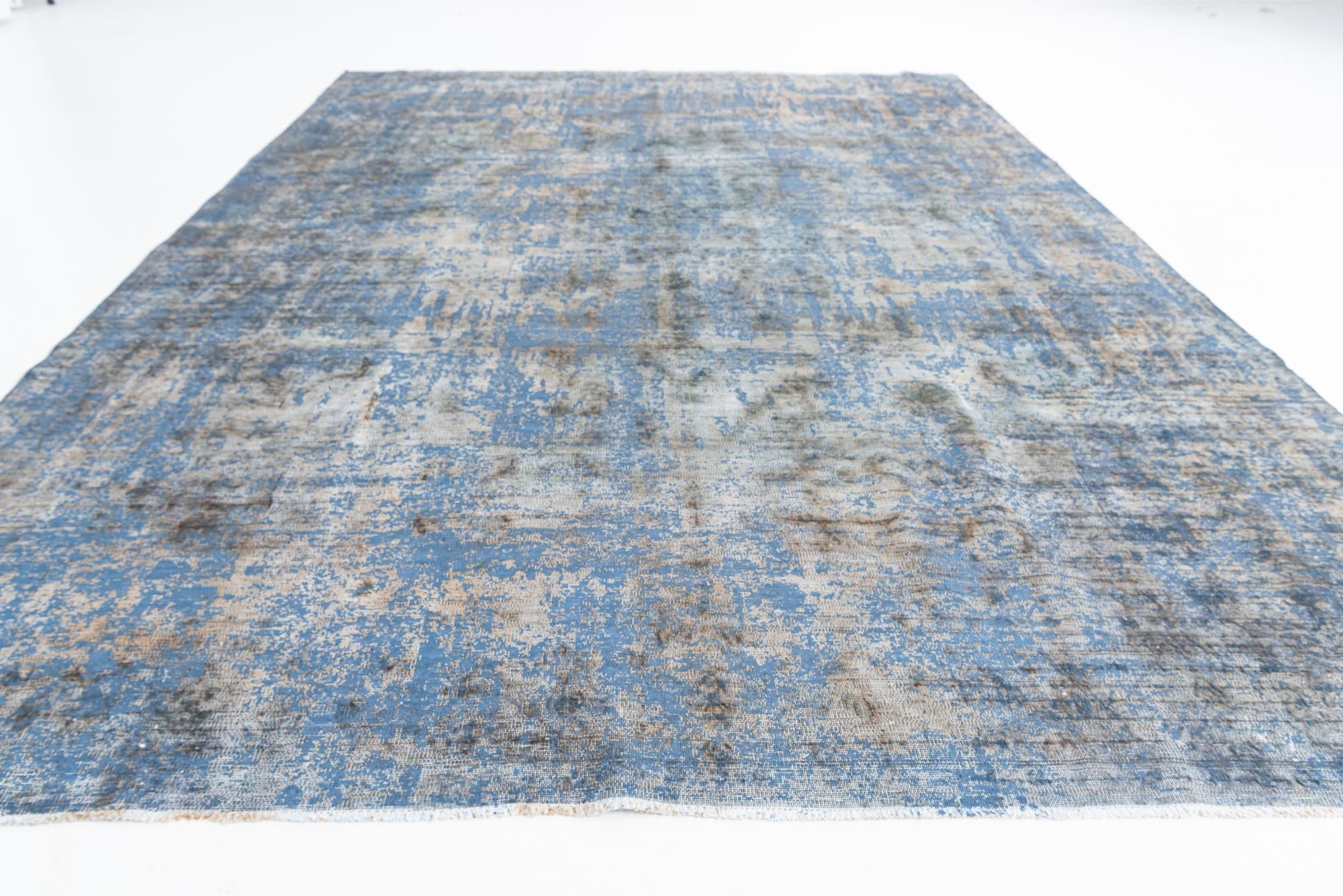 8' 9 x 12' 3 Hand Knotted Ultra Vintage Persian Wool Rug