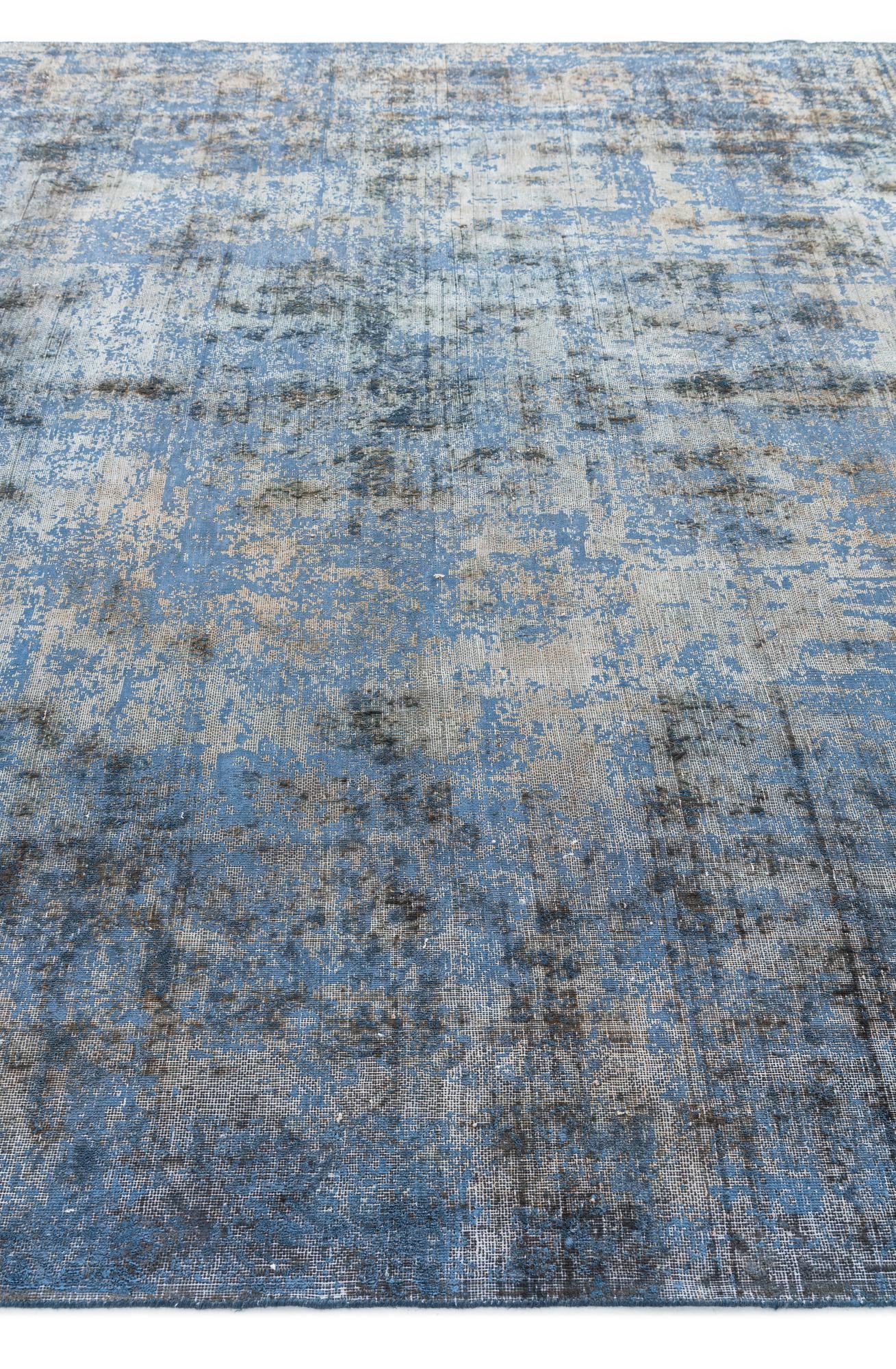 8' 9 x 12' 3 Hand Knotted Ultra Vintage Persian Wool Rug