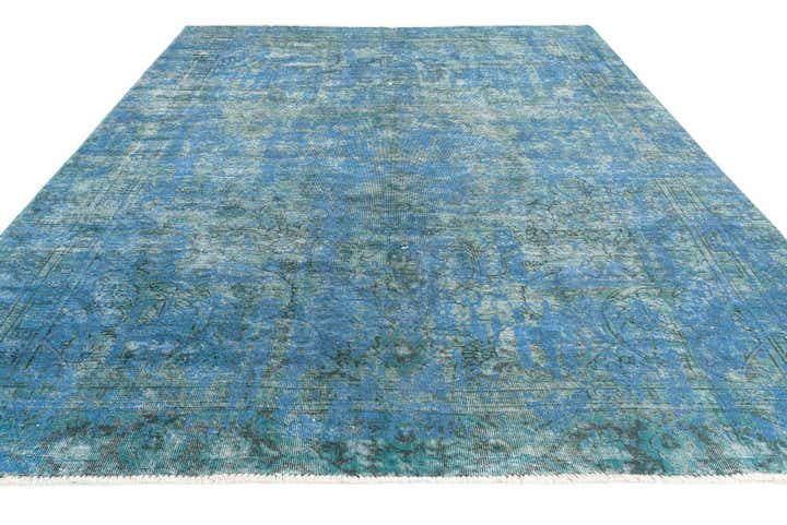 7' 1 x 10' 1 Hand Knotted Ultra Vintage Persian Wool Rug