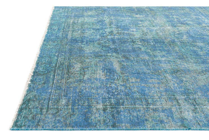 Detail image of 7' 1 x 10' 1 Hand Knotted Ultra Vintage Persian Wool Rug