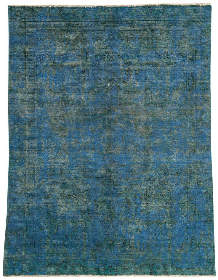 Detail image of 7' 1 x 10' 1 Hand Knotted Ultra Vintage Persian Wool Rug