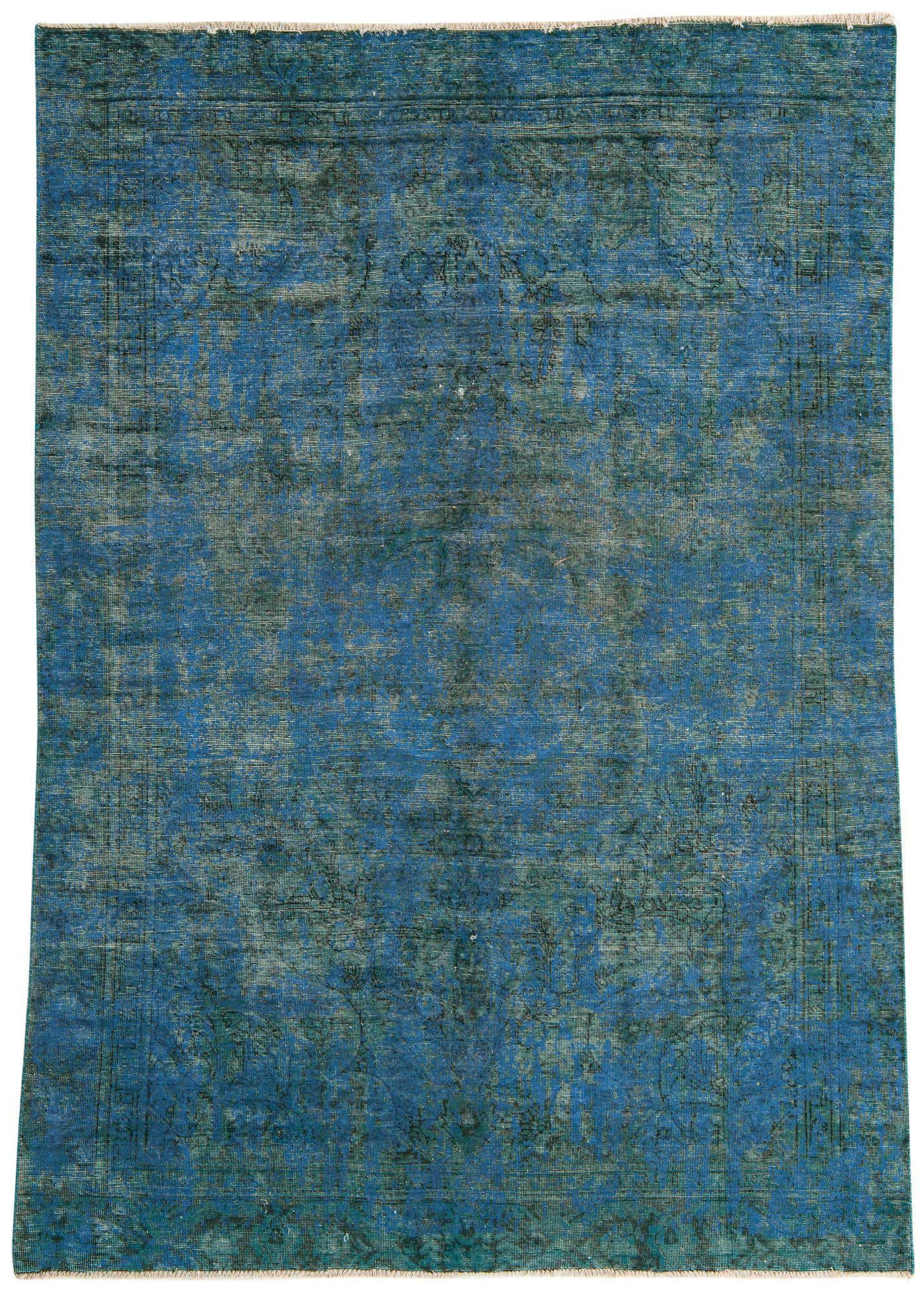 7' 1 x 10' 1 Hand Knotted Ultra Vintage Persian Wool Rug