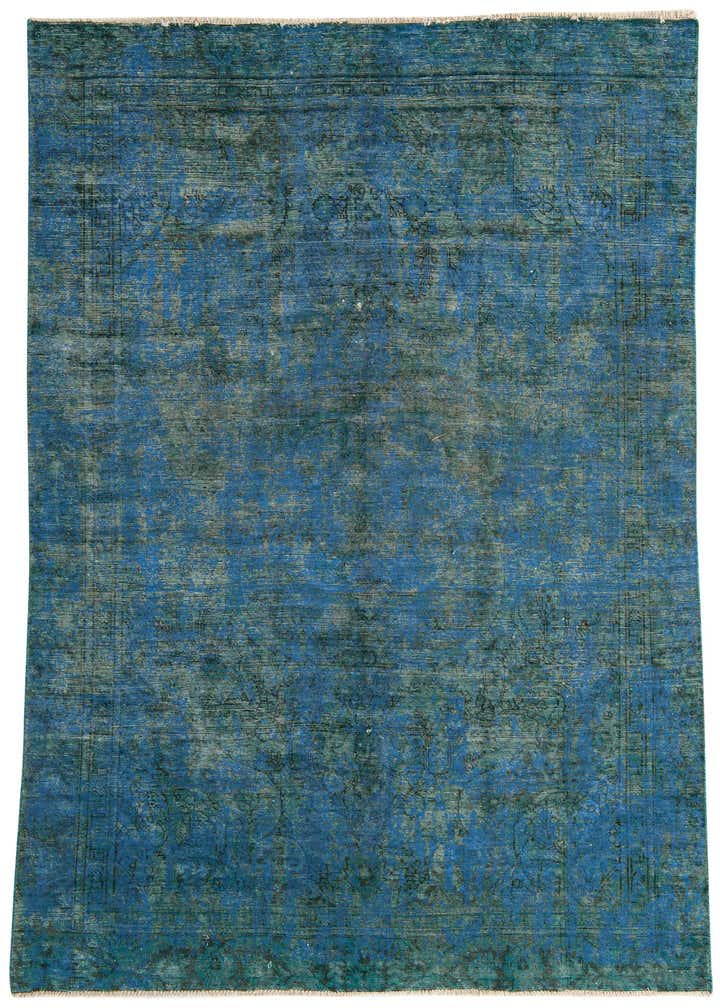 7' 1 x 10' 1 Hand Knotted Ultra Vintage Persian Wool Rug