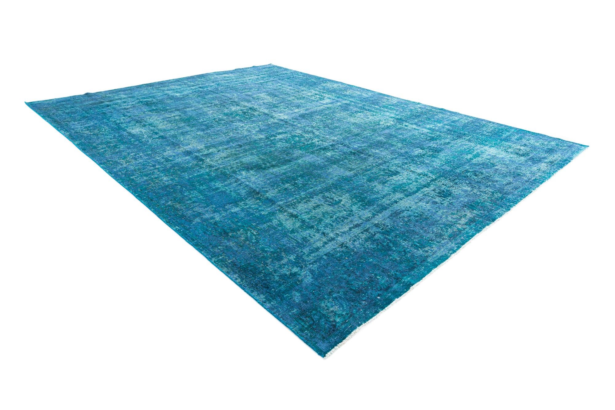 9' 2 x 12' 5 Hand Knotted Ultra Vintage Persian Wool Rug