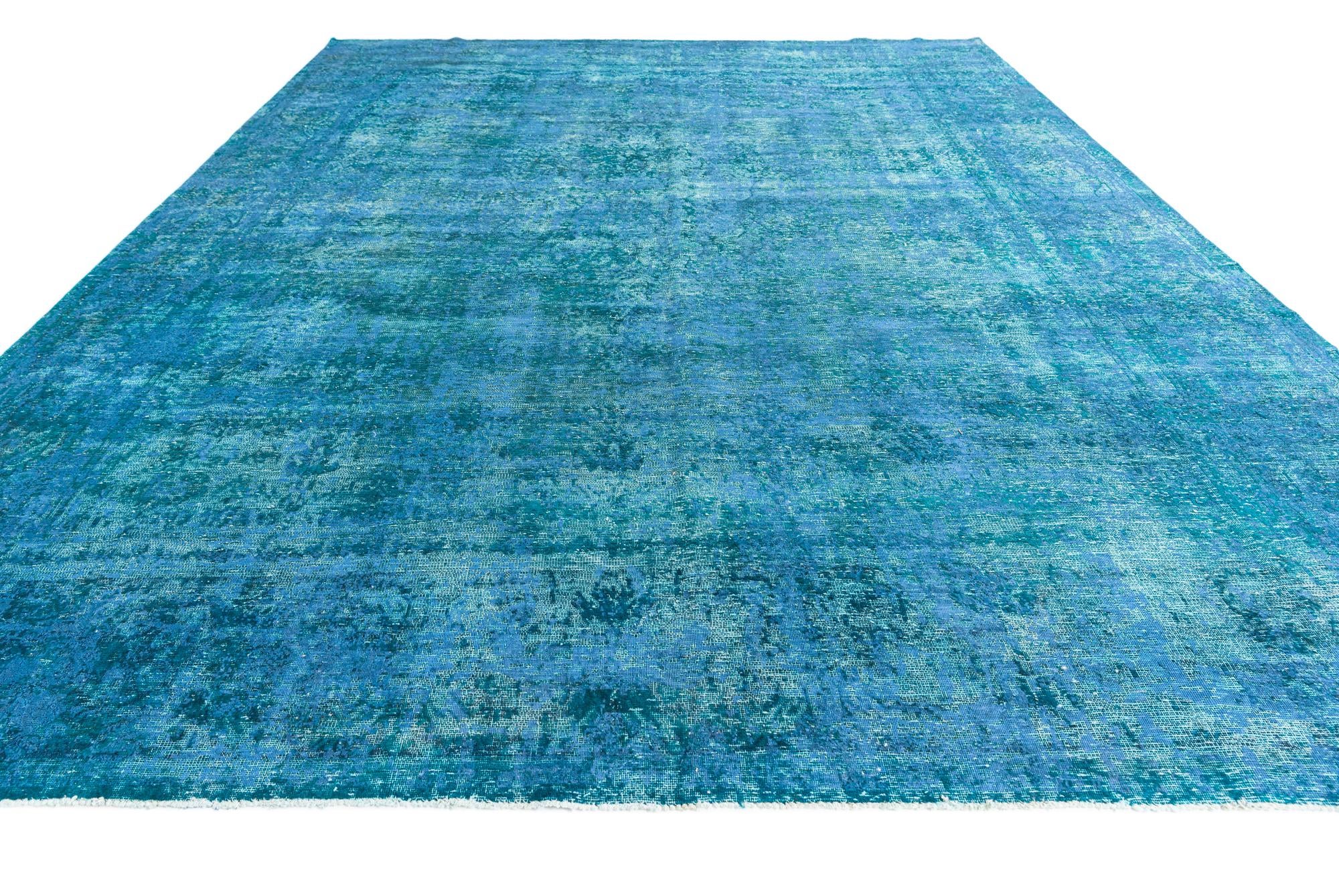 9' 2 x 12' 5 Hand Knotted Ultra Vintage Persian Wool Rug