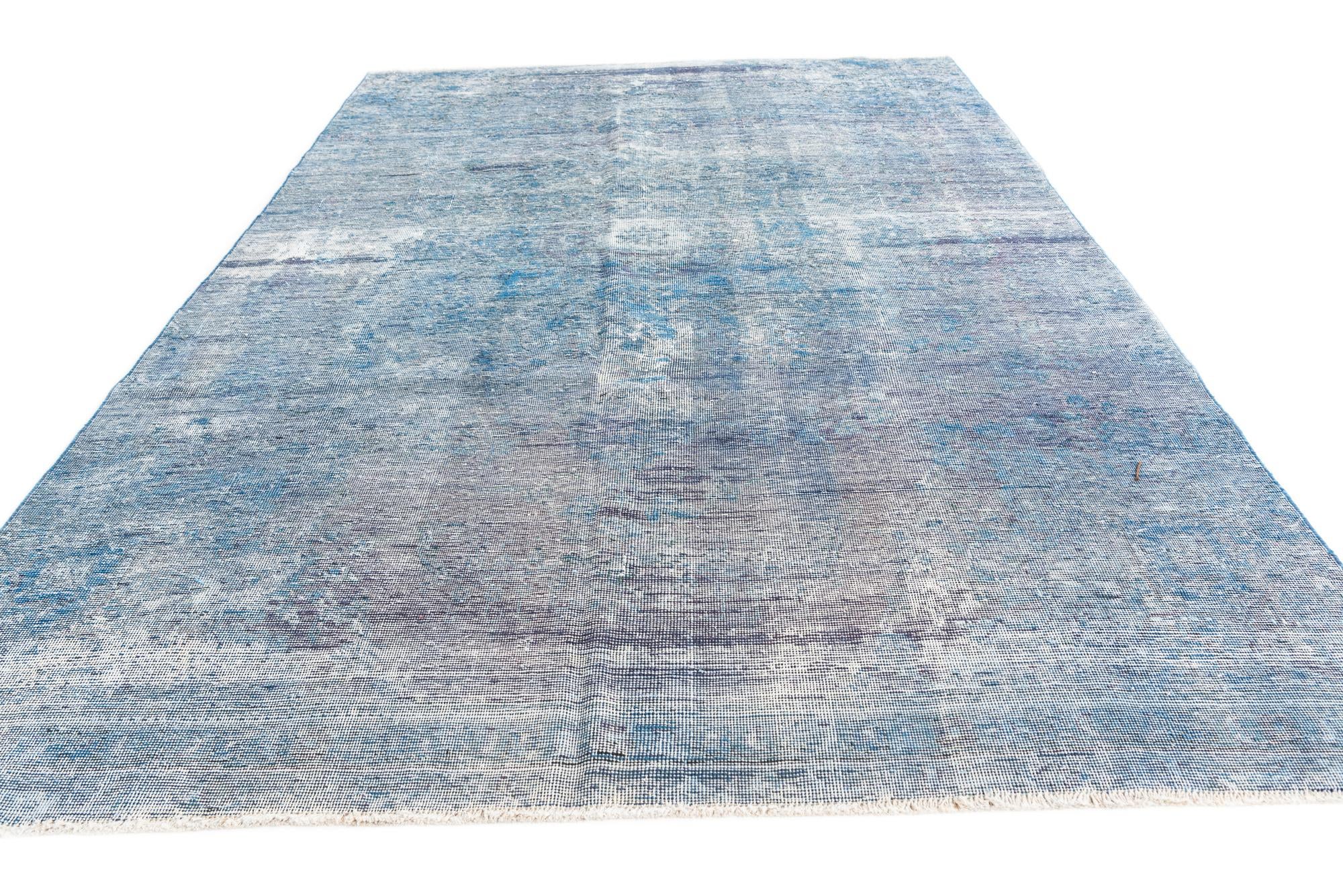 6' 6 x 10' 2 Hand Knotted Ultra Vintage Persian Wool Rug