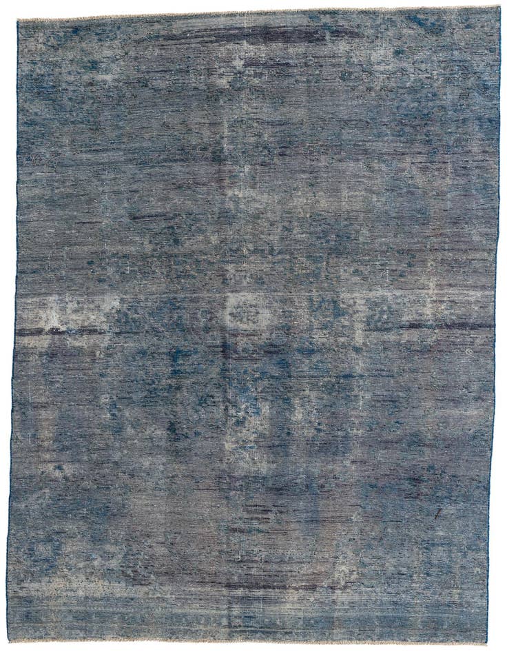 Detail image of 6' 6 x 10' 2 Hand Knotted Ultra Vintage Persian Wool Rug