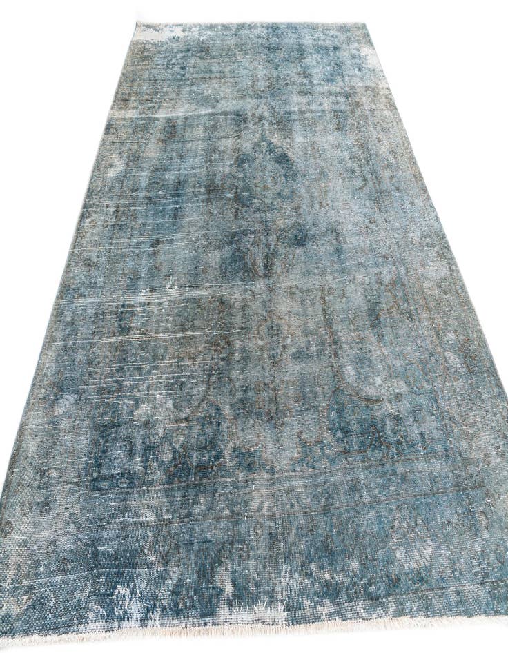 Detail image of 6' 7 x 9' 3  Hand Knotted Ultra Vintage Persian Wool Rug