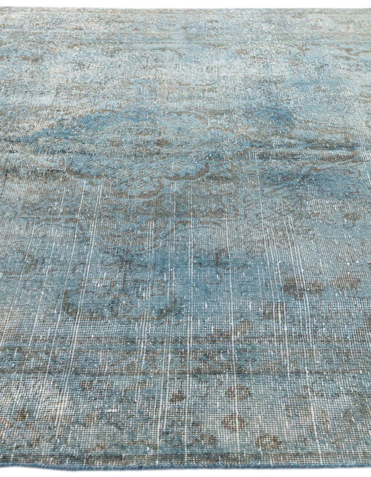 Detail image of 6' 7 x 9' 3  Hand Knotted Ultra Vintage Persian Wool Rug