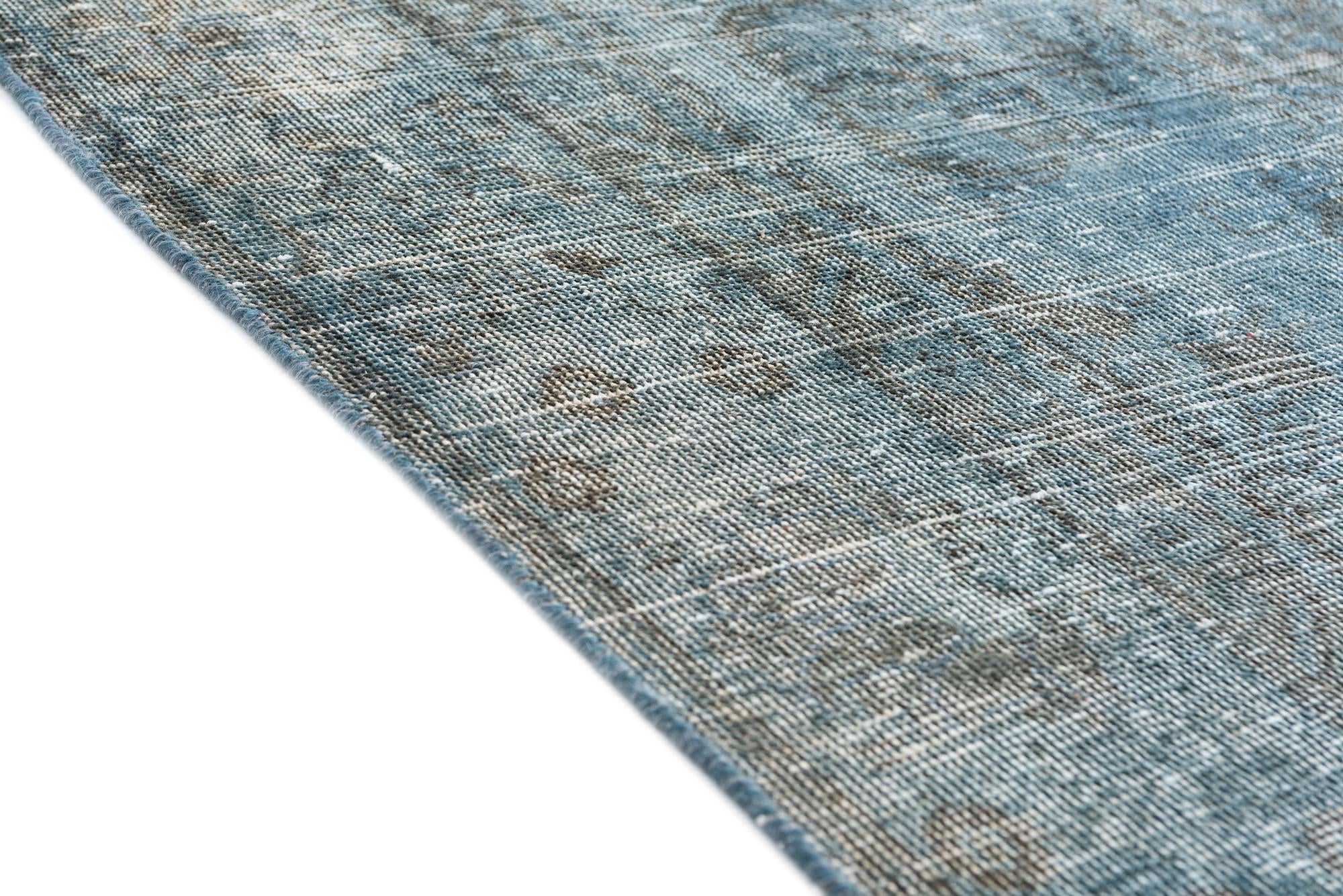 6' 7 x 9' 3 Hand Knotted Ultra Vintage Persian Wool Rug