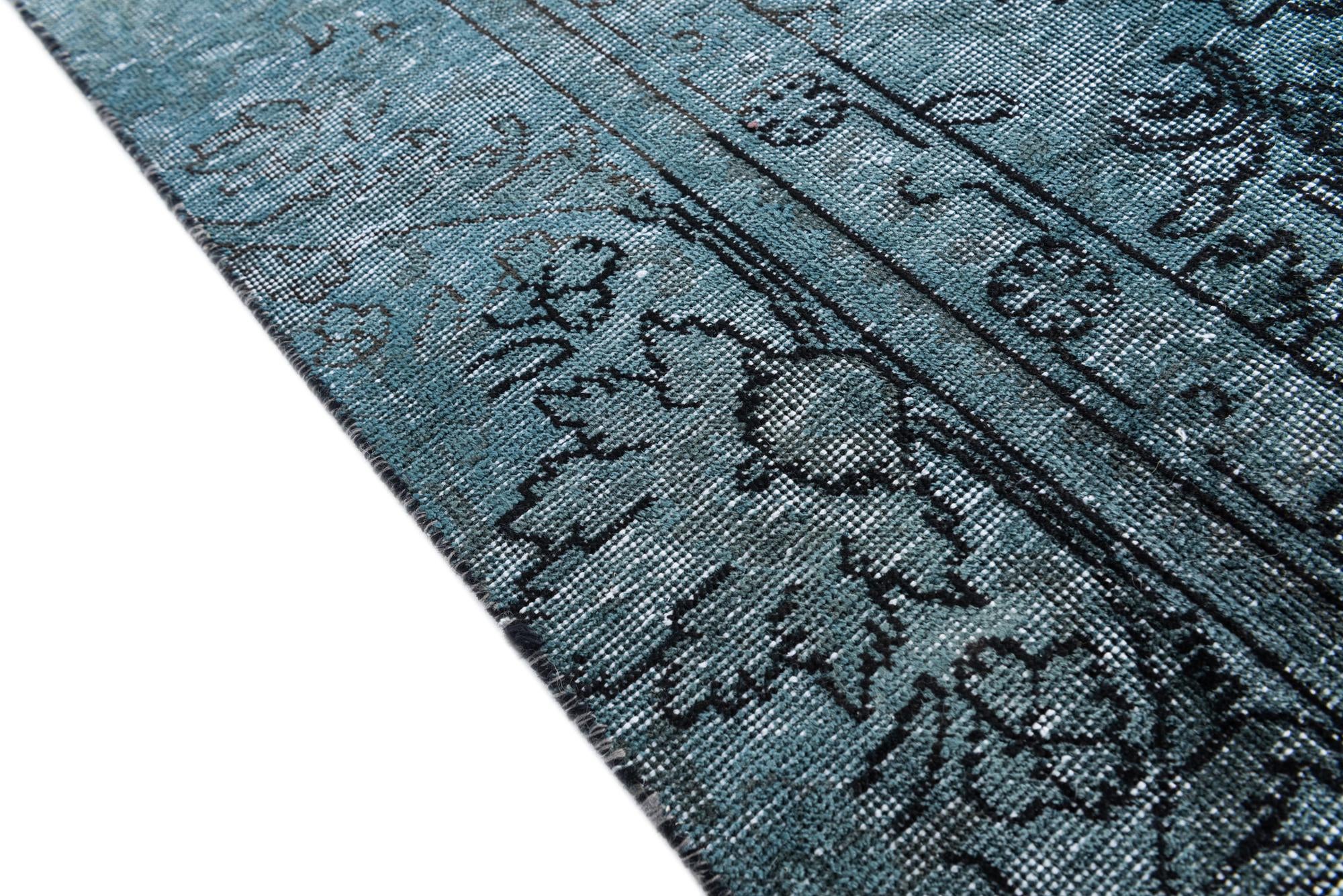 9' x 10' 9 Hand Knotted Ultra Vintage Persian Wool Rug