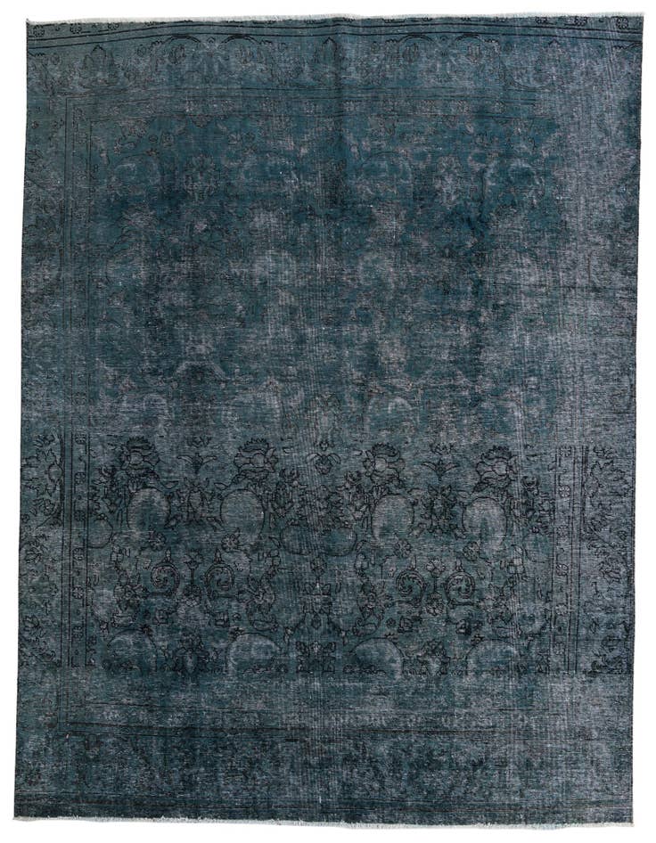 Detail image of 9' x 10' 9 Hand Knotted Ultra Vintage Persian Wool Rug