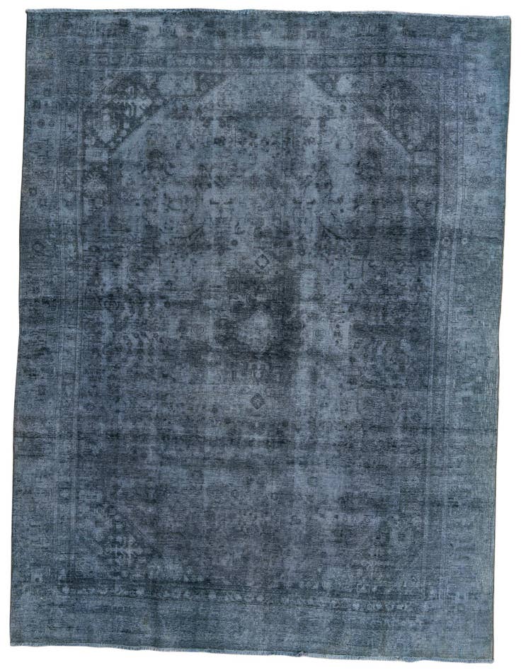 Detail image of 8' 6 x 11' 7 Hand Knotted Ultra Vintage Persian Wool Rug