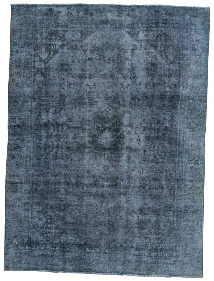 Detail image of 8' 6 x 11' 7 Hand Knotted Ultra Vintage Persian Wool Rug