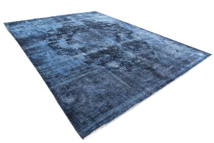 9' x 12' 5 Hand Knotted Ultra Vintage Persian Wool Rug