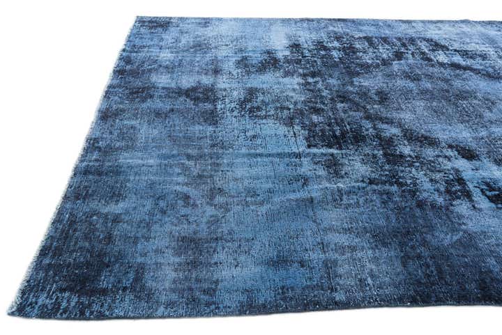 9' x 12' 5 Hand Knotted Ultra Vintage Persian Wool Rug