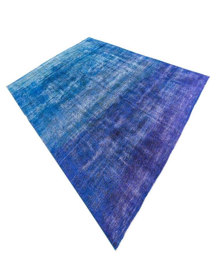 Detail image of 9' 2 x 13'  Hand Knotted Ultra Vintage Persian Wool Rug