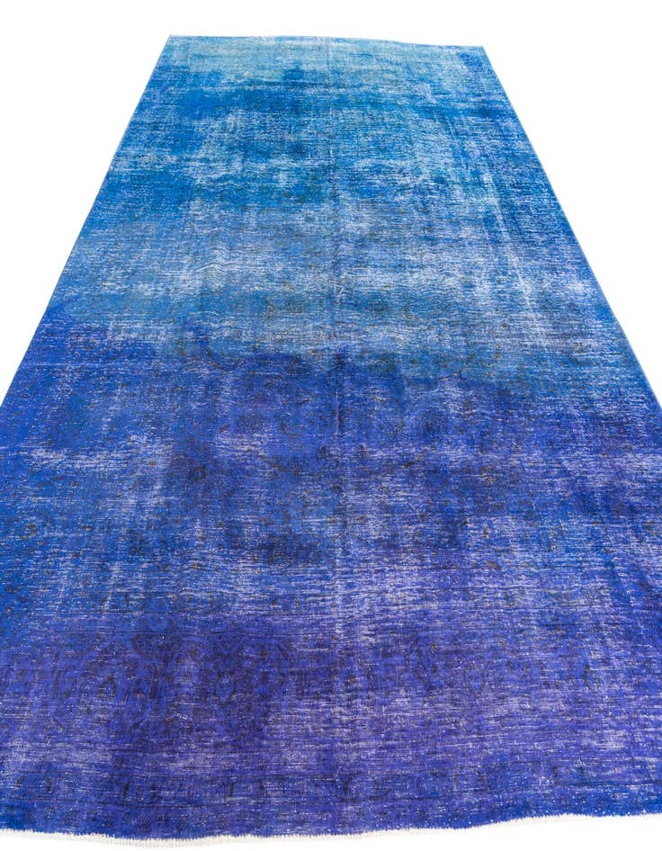 Detail image of 9' 2 x 13'  Hand Knotted Ultra Vintage Persian Wool Rug