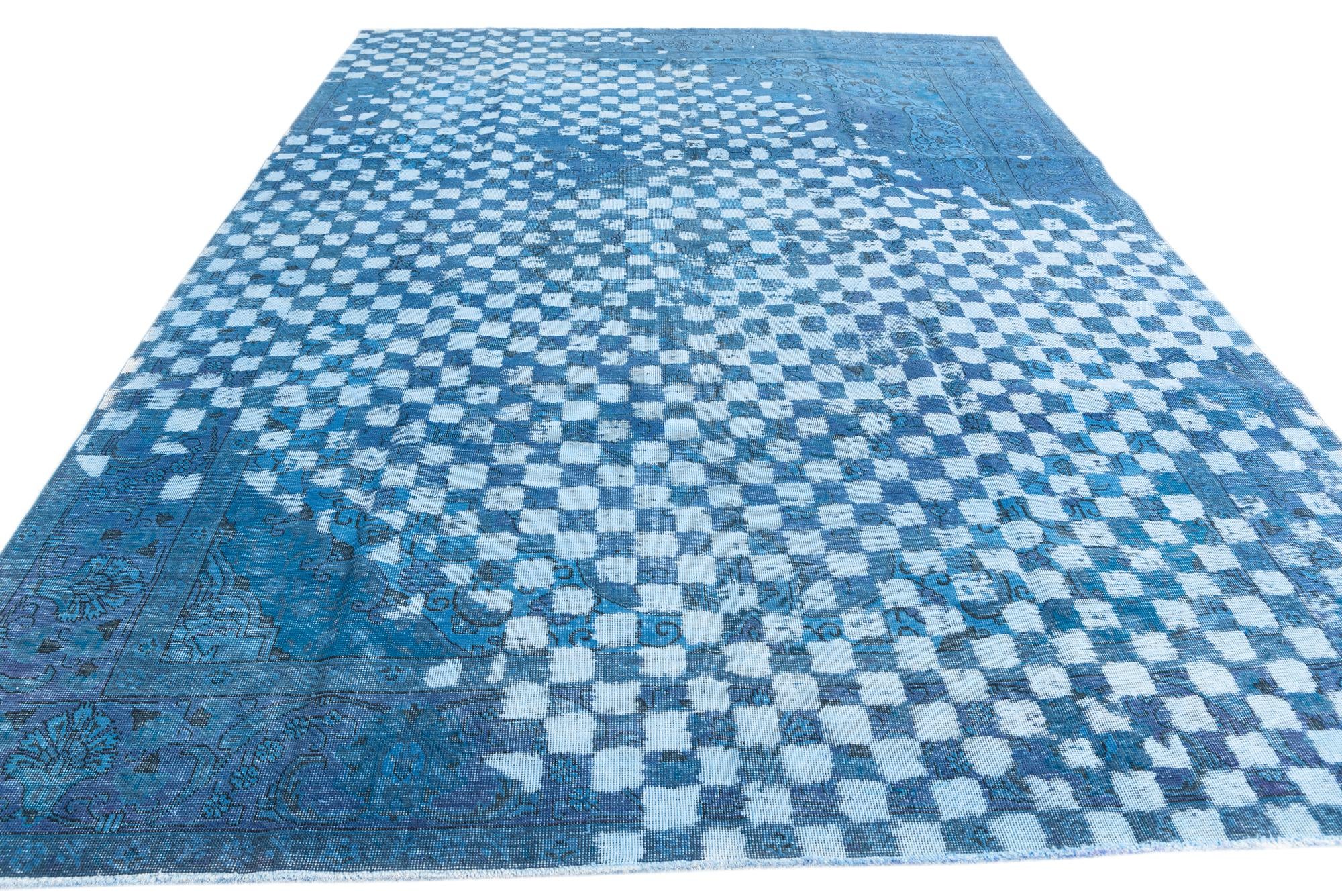 8' 1 x 11' 2 Hand Knotted Ultra Vintage Persian Wool Rug