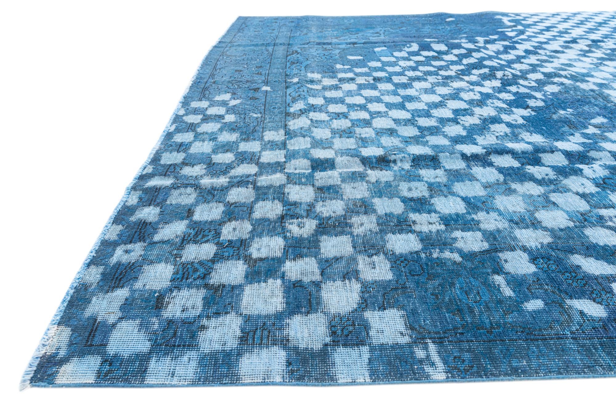 8' 1 x 11' 2 Hand Knotted Ultra Vintage Persian Wool Rug